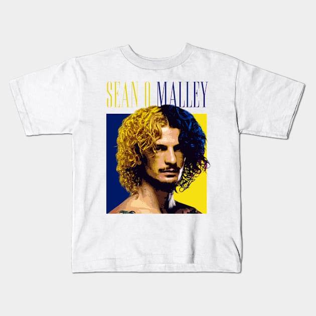 sean omalley yellow blue Kids T-Shirt by Bones Be Homes